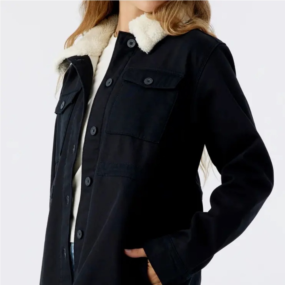 NWT women’s utility jacket black size L
